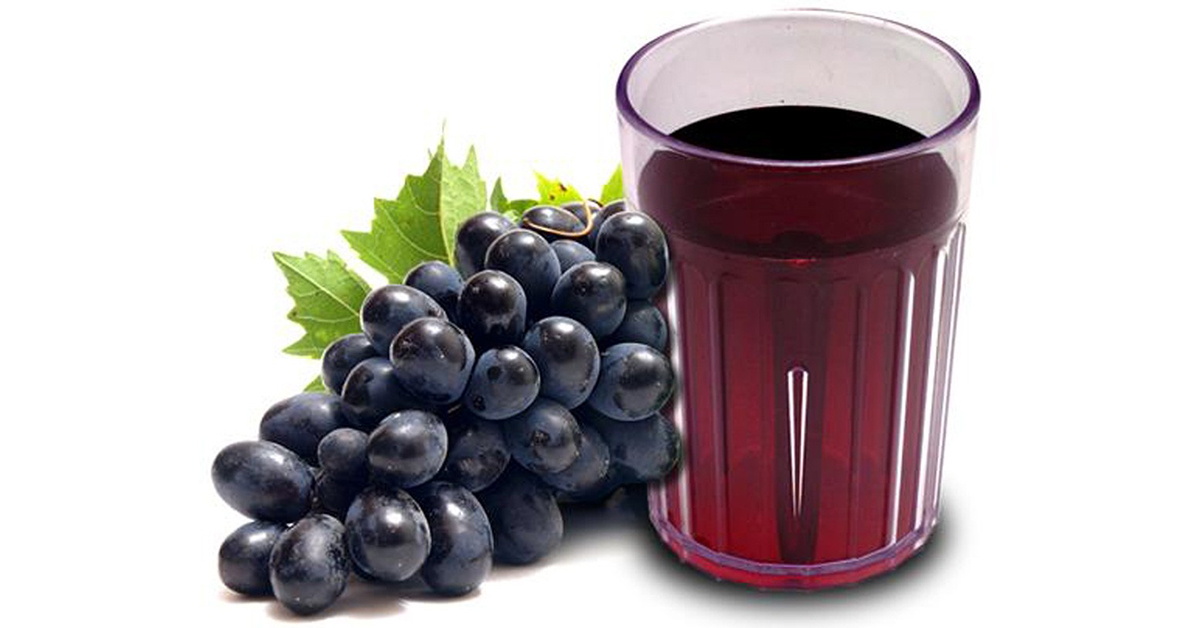 Вишнево виноградный сок